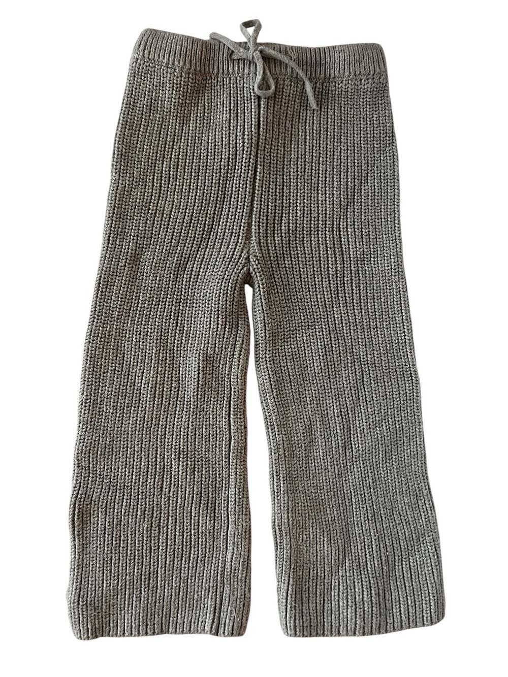 Jamie Kay Knit Wide-Leg Sweatpants in Gray